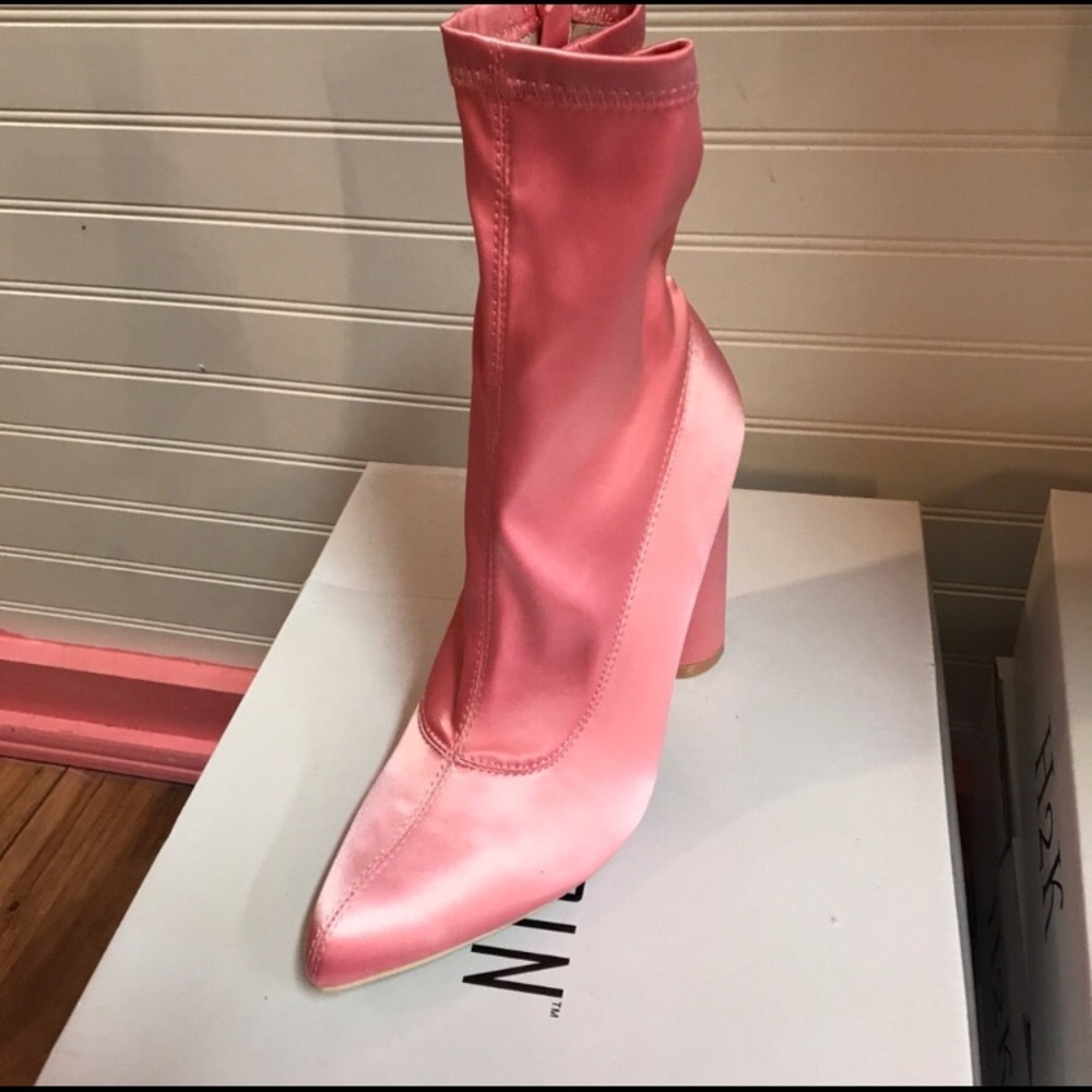Pink boots